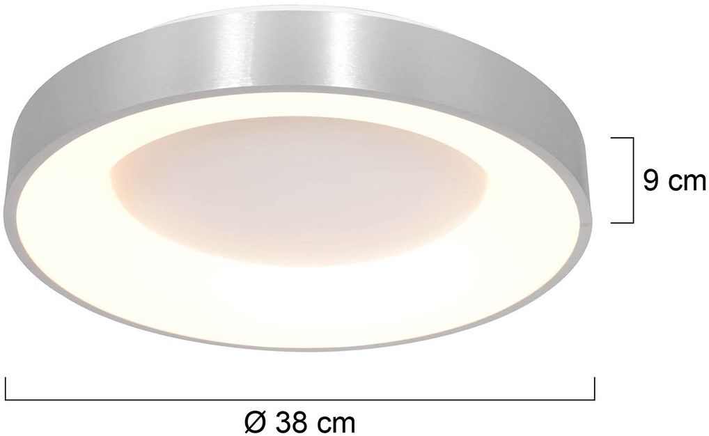 Plafondlamp 2562ZI Ringlede ⌀38  x H9 cm