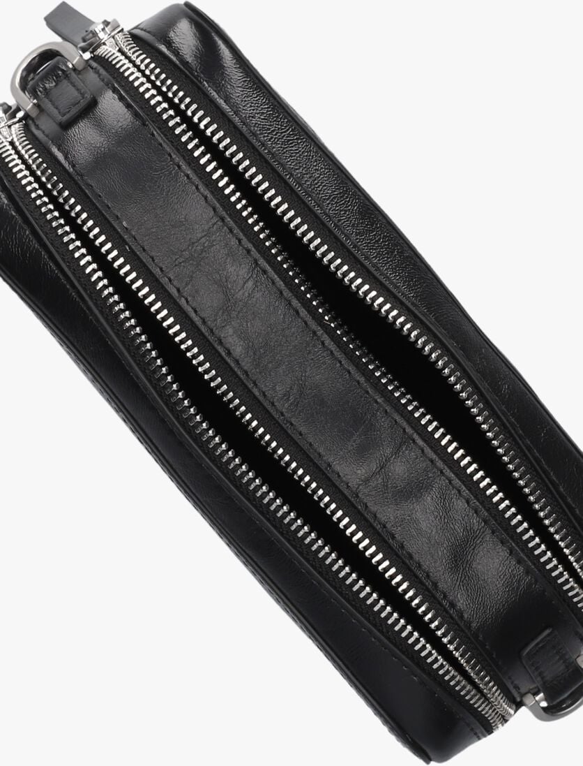 zwarte pinko schoudertas carrie camera bag