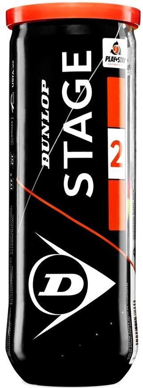 Dunlop Stage 2 Tennisballen - geel/oranje - 3 stuks