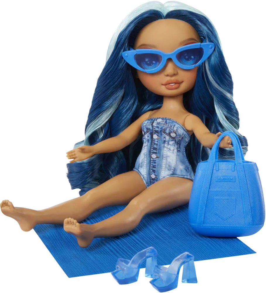 RAINBOW HIGH SWIM ET STYLE POUPEE MANNEQUIN 27 CM - SKYLER BLEU
