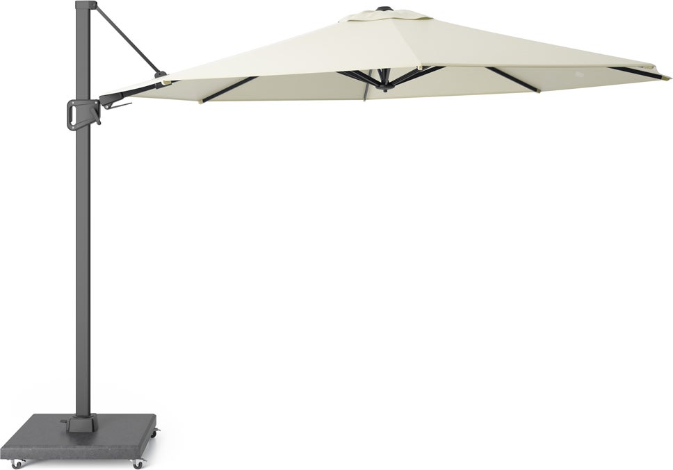 Platinum zweefparasol Merida Plus crème 35+UV D 350 cm