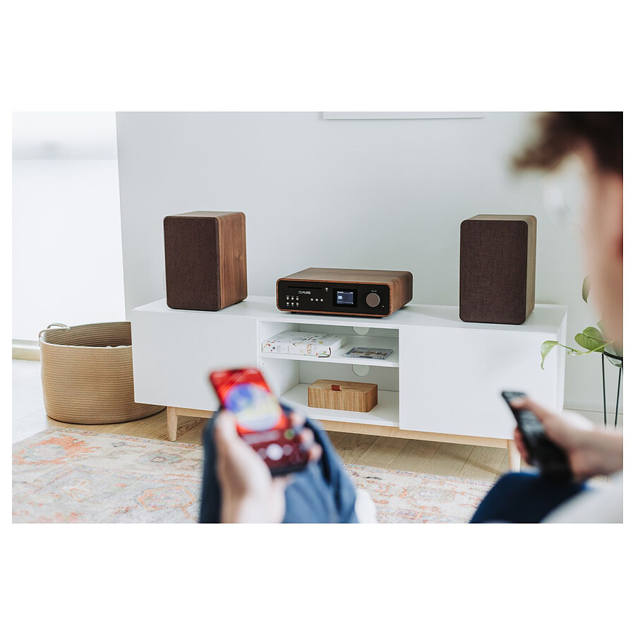 Pure Classic Stereo Café/Noyer