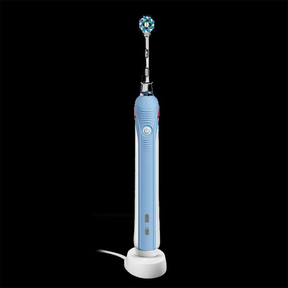 Induktive Ladestation für Elektrische Zahnbürsten mit EU Stecker 3.7V / 40mA (Oral-B / Braun) - Weiss