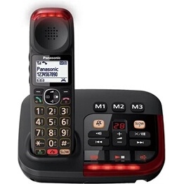 Téléphone sans fil Panasonic Telephone fixe sans fil noir