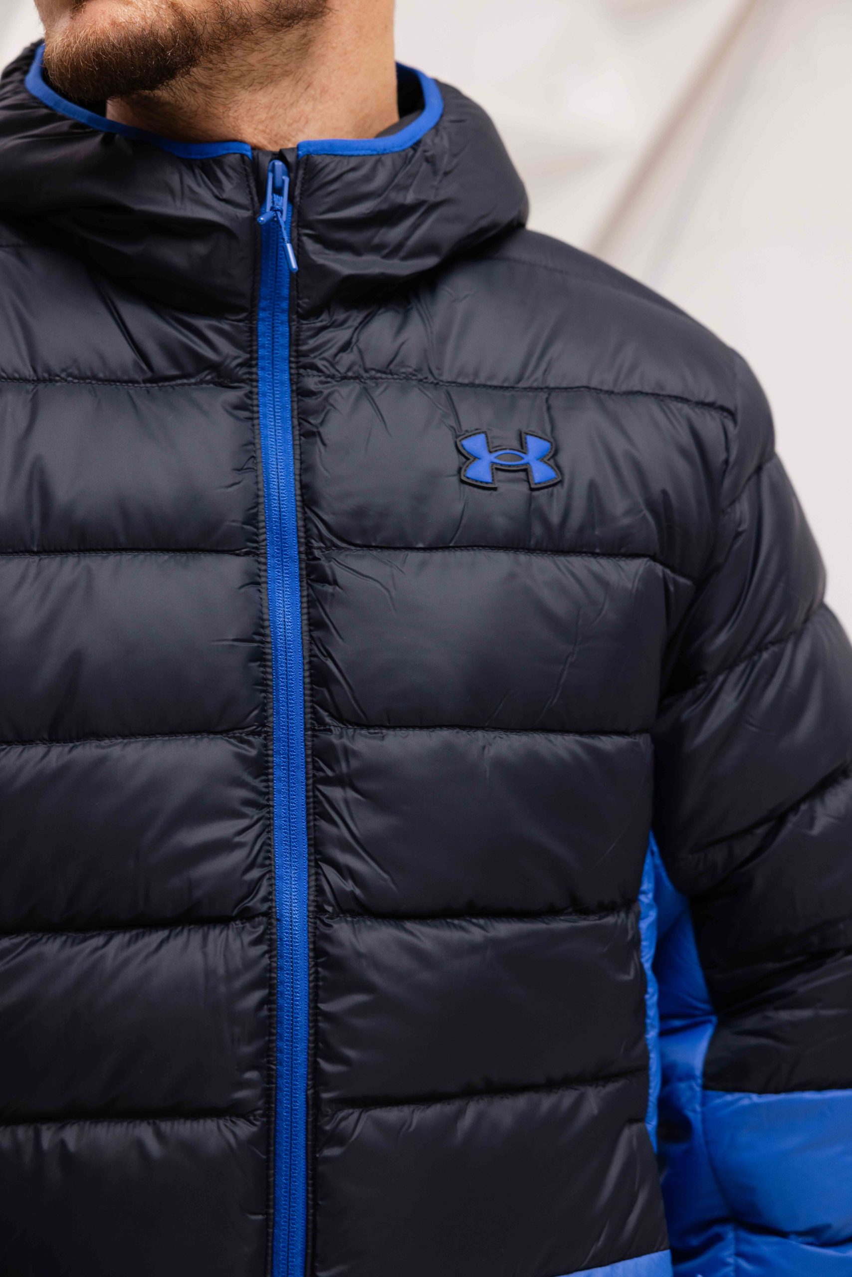 Under Armour Legend Down Winterjas Heren Zwart/Blauw