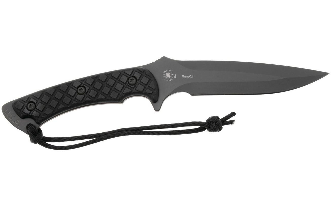 Spartan Blades Ares SB1BKBKKYBK Black/Black/Black Sheath survivalmes