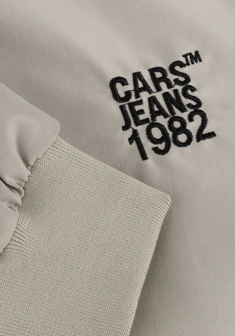 CARS JEANS lichtgrijze cars jeans gewatteerde jas cooper