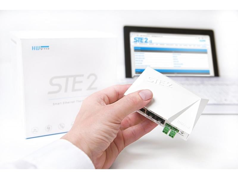 HWgroup Temperatur-Sensor SNMP, WLAN, PoE HWg-STE2-R2-Kit Lan und Wifi Thermometer für Fern-Überwachung