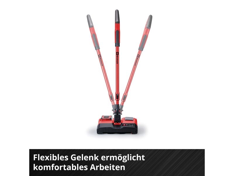Einhell Akku-Besen TE-FS 18 Li-Solo Akku-Besen mit 250 mm breite Reinigungsbürste