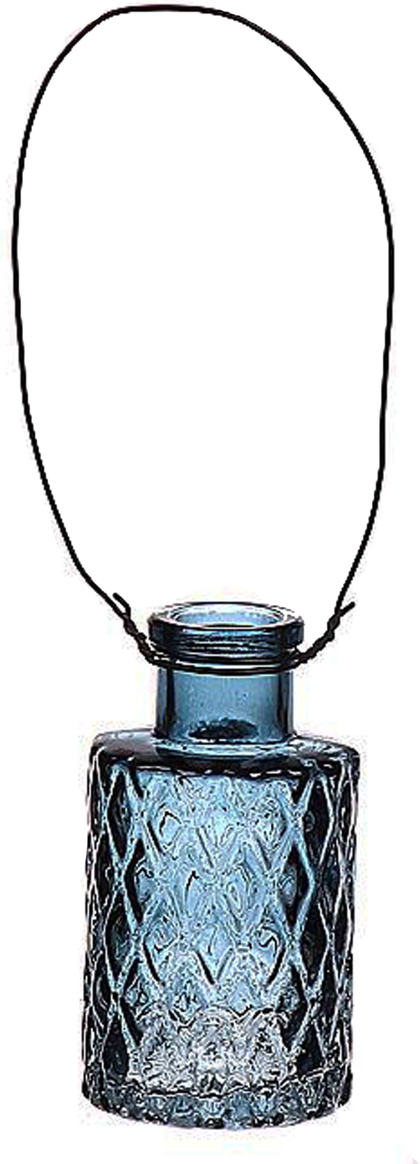 Duif vaas Louvre blauw D 5 H 9 cm