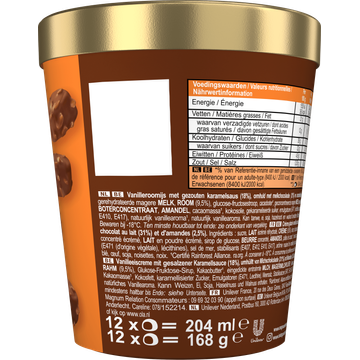 Magnum Bonbon IJs Salted Caramel & Almond 12 x 17 ml