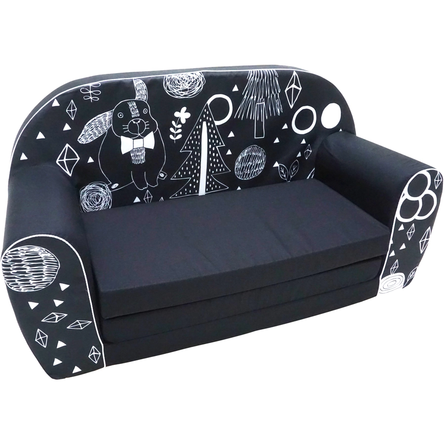 knorr toys® Kindersofa Rabbit schwarz