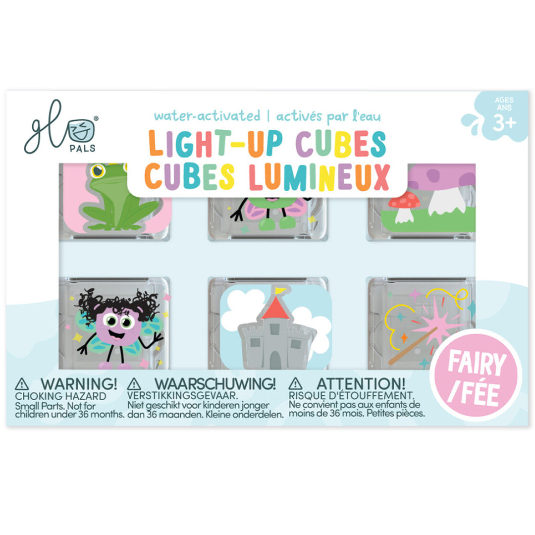 glo pals limited edition lichtblokjes - fairies - 6st