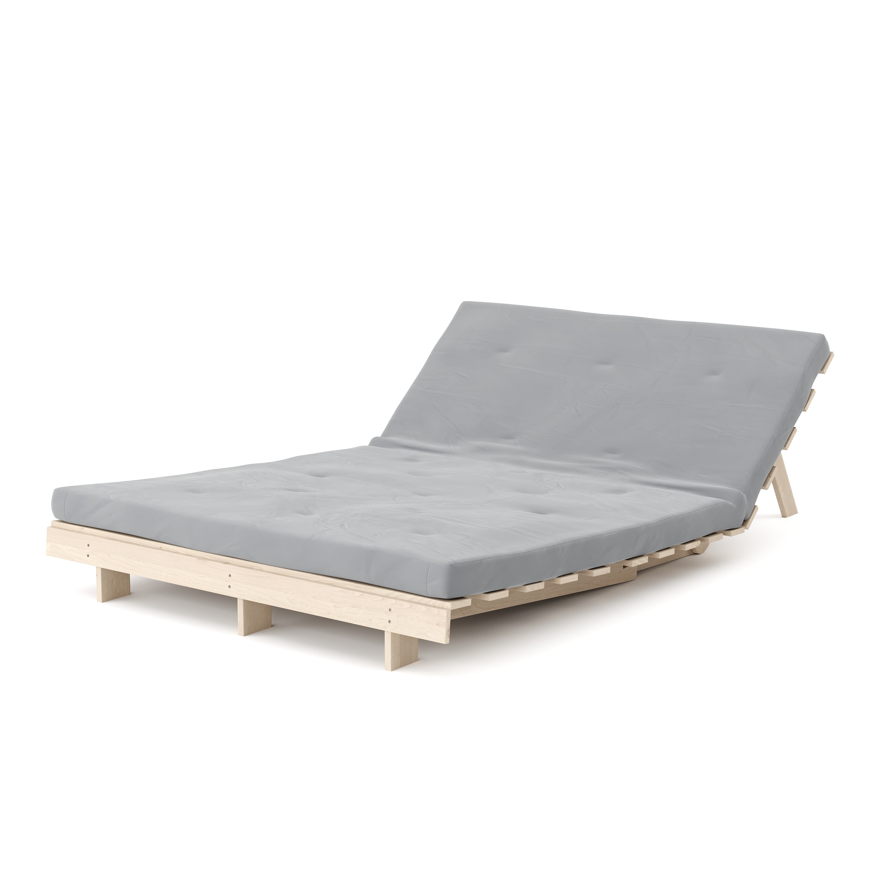 Schlafsofa aus Paletten NURIA natur/anthrazit