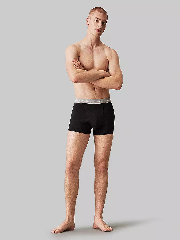 CALVIN KLEIN Pants 3er Pkg black schwarz
