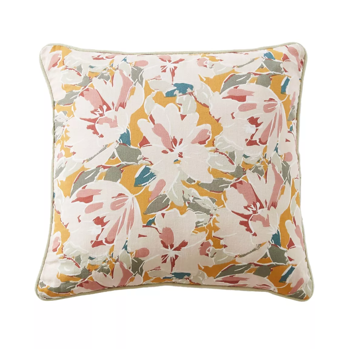 Coussin carré gaze de coton (45 x 45 cm) April Multicolore