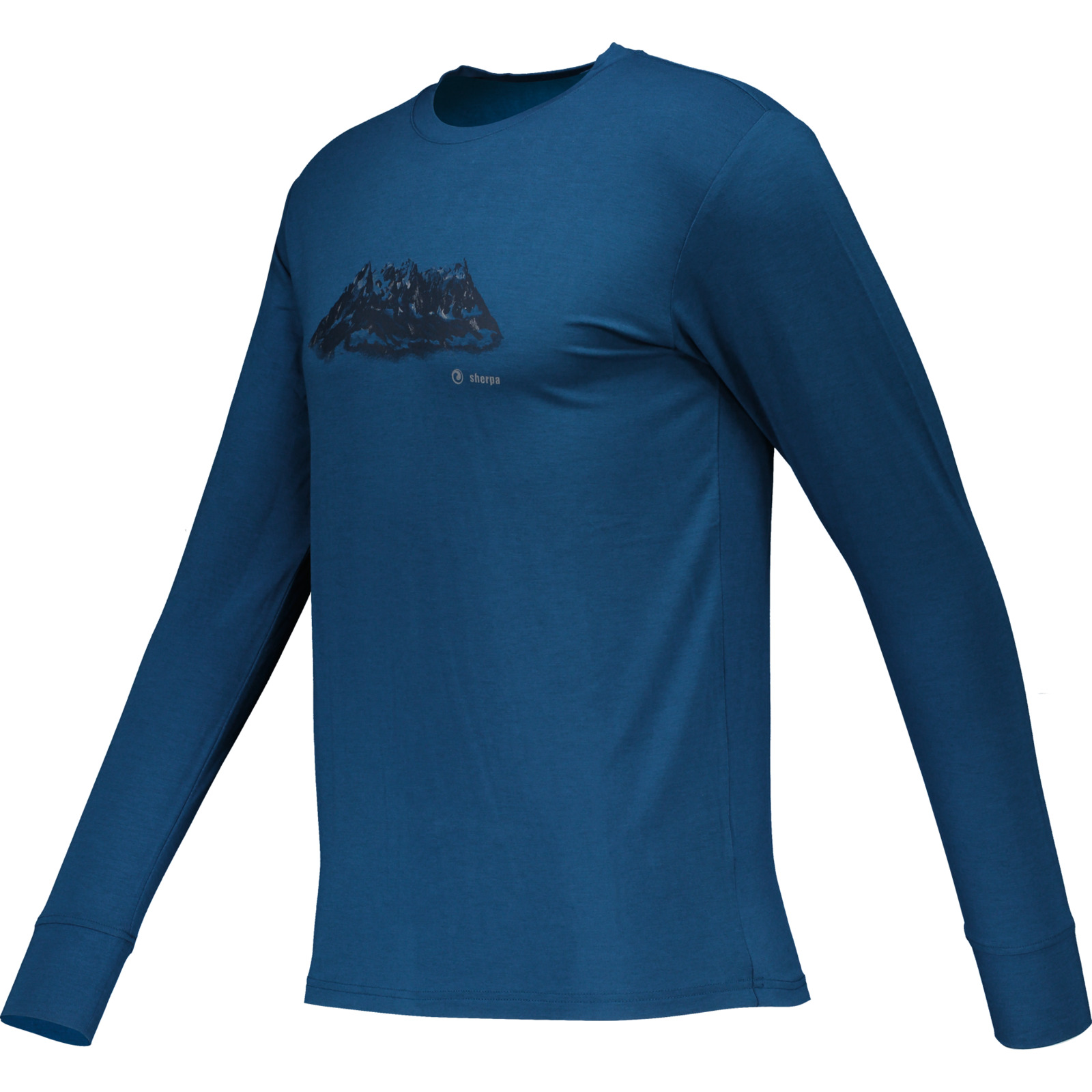 Sherpa Herren-Shirt Manthali S, petrol