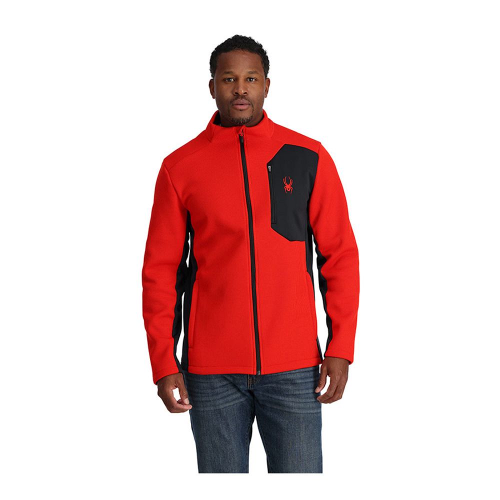 Spyder BANDIT FULL ZIP - Polaire Homme volcano