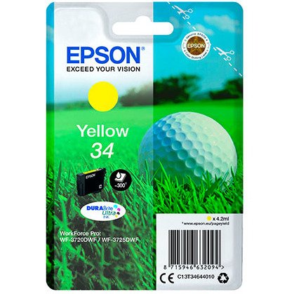 Epson 34 cartouche haute capacité couleurs pour imprimante jet d'encre