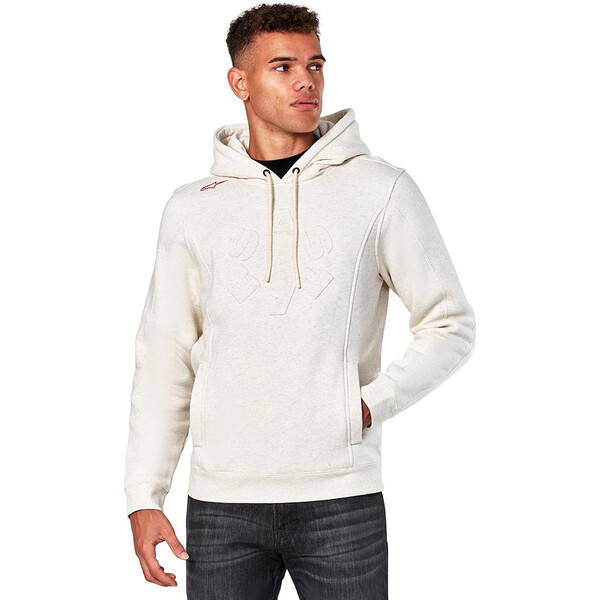 Alpinestars - Sweat à capuche Substratus Blanc cassé