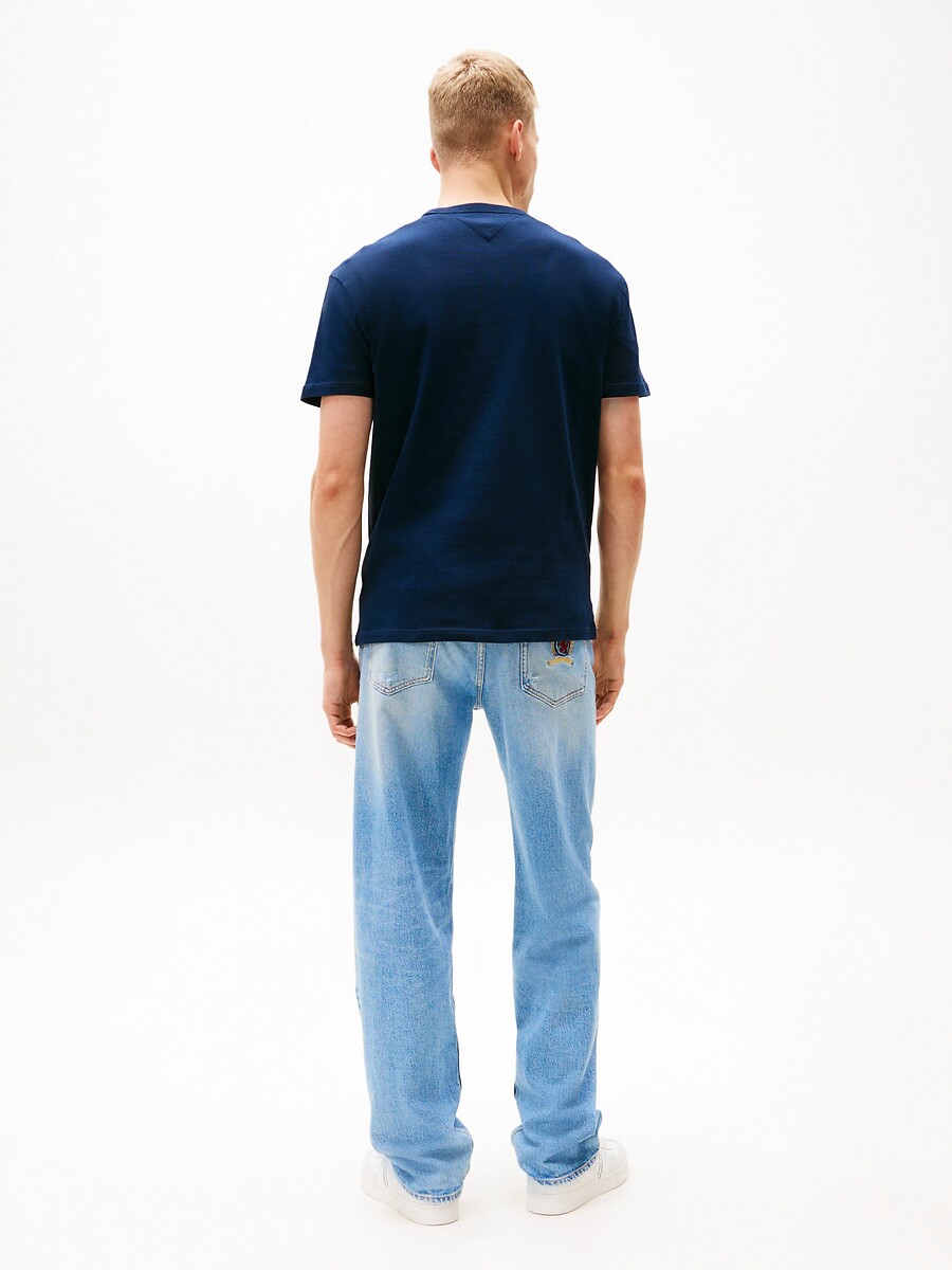 TOMMY JEANS<br>Camiseta com emblema de logo redondo