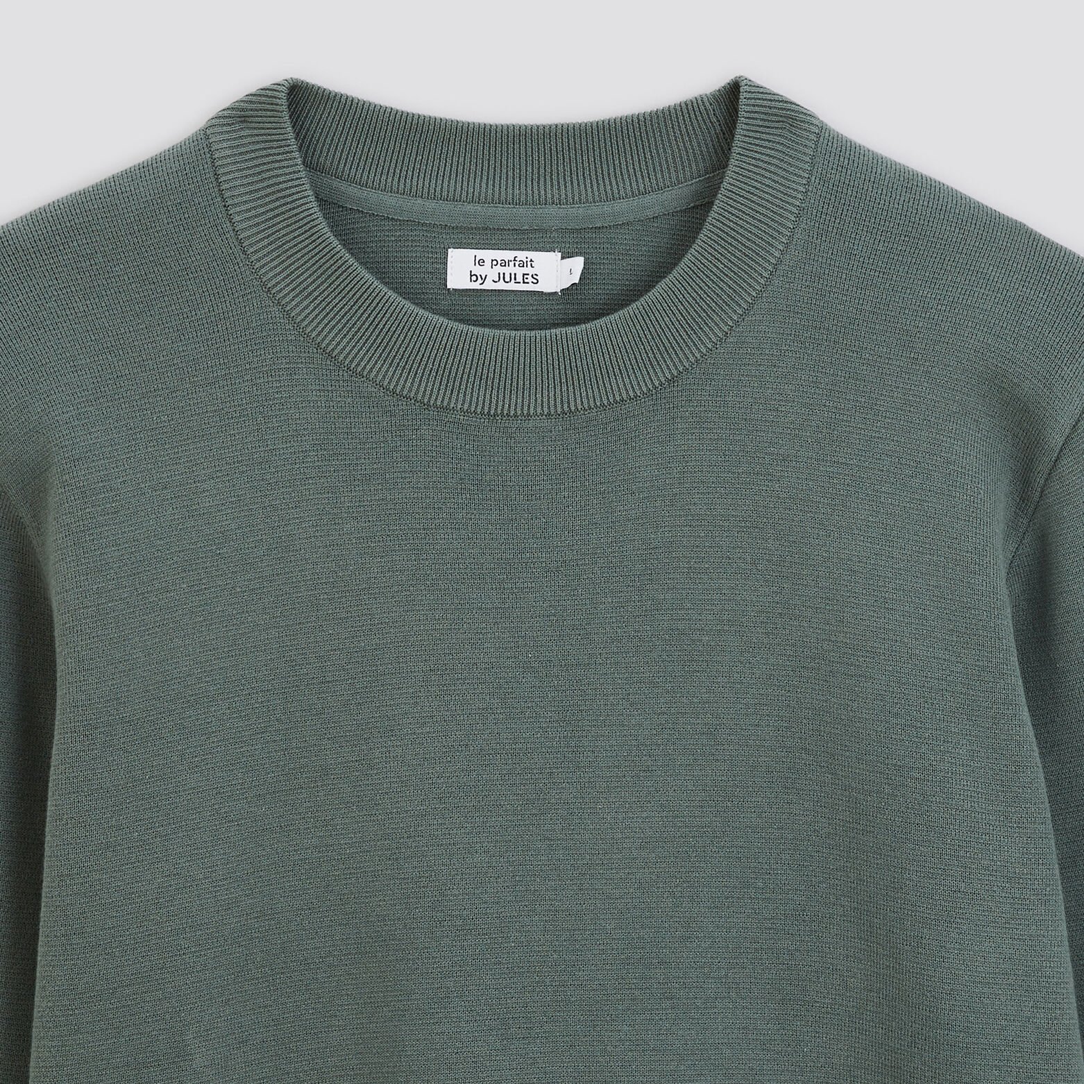 Pull uni 'le parfait by JULES' Vert clair