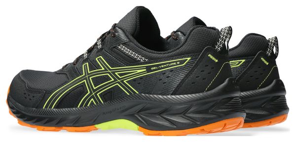 Chaussures de Trail Asics Gel-Venture 9 Noir Jaune Orange Homme