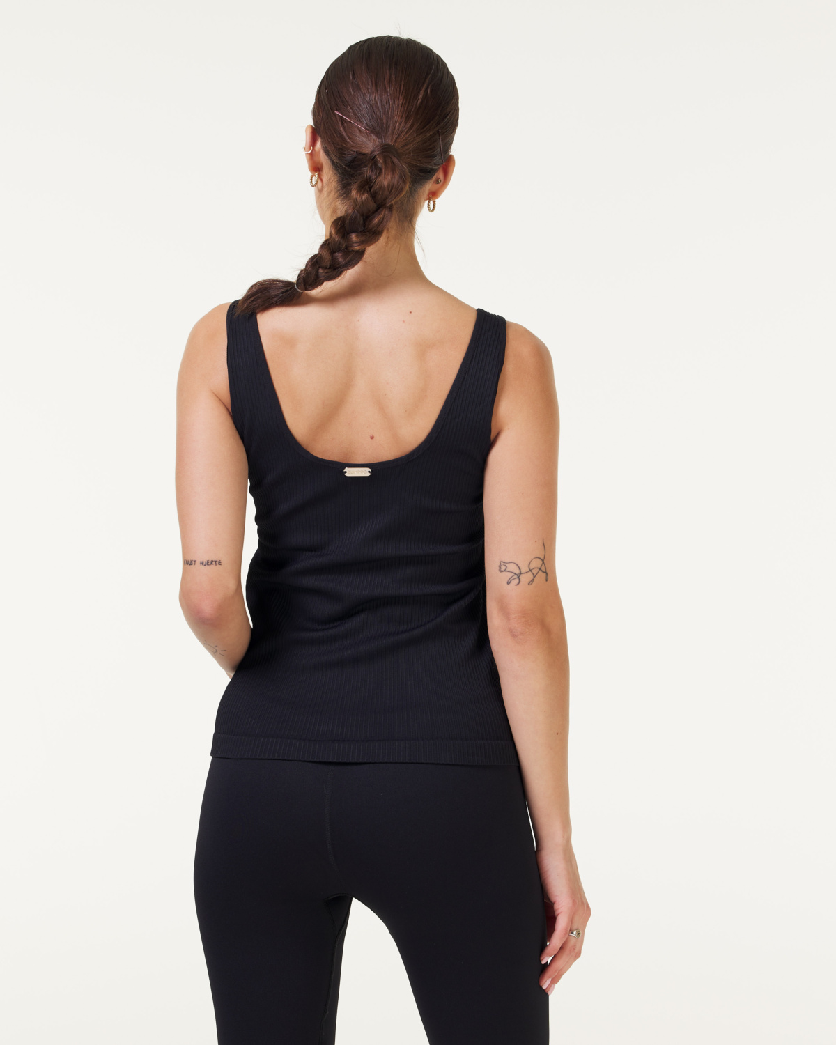 Bumpro Wave Seamless Rib Tank Black