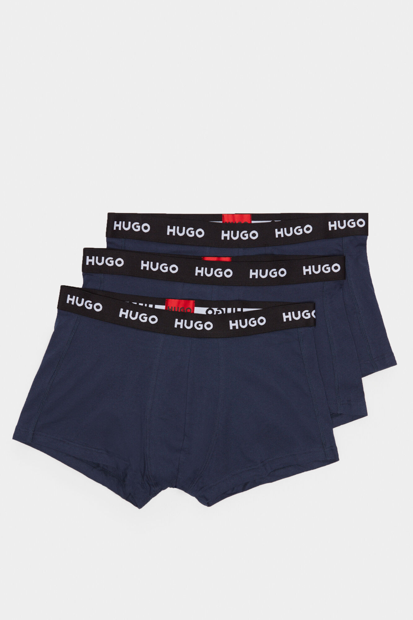 Conjunto de três calcinhas - azul marinho