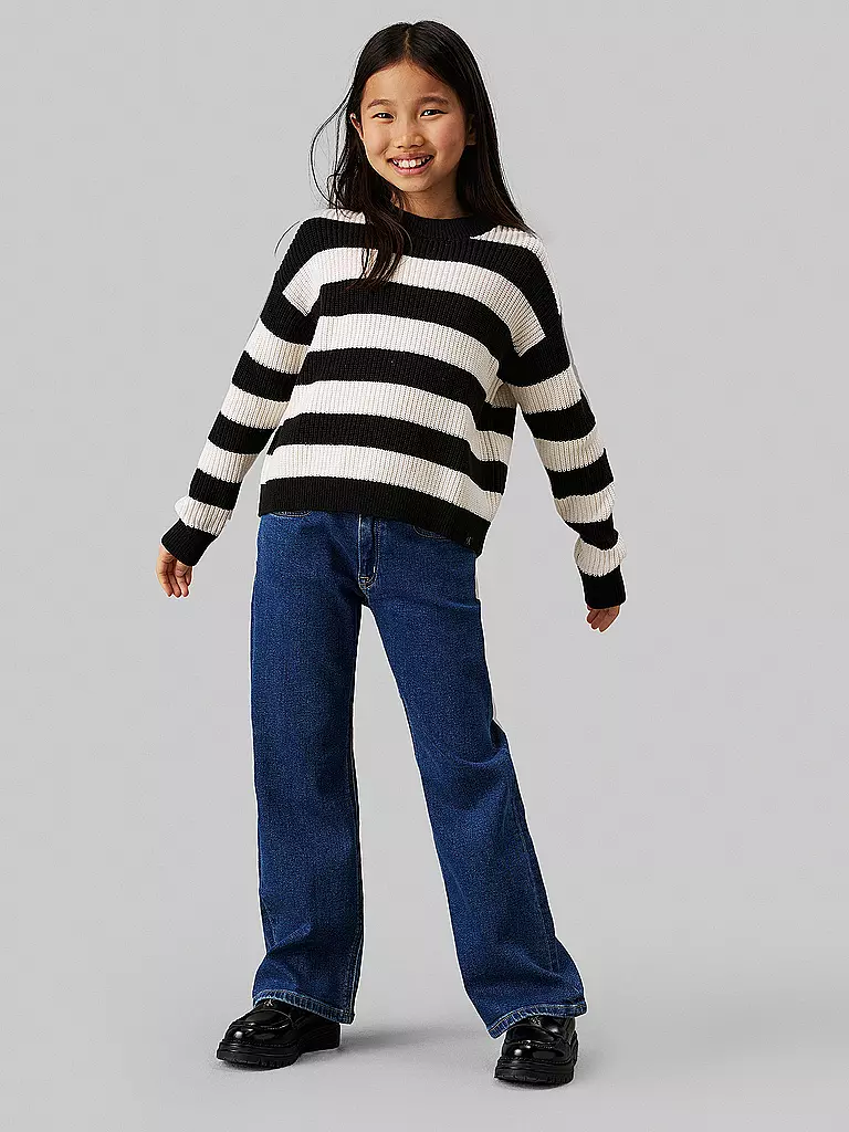 CALVIN KLEIN JEANS Mädchen Pullover schwarz
