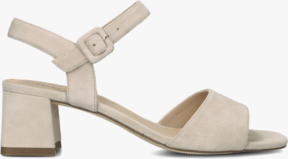 beige peter kaiser sandalen met hak 78240