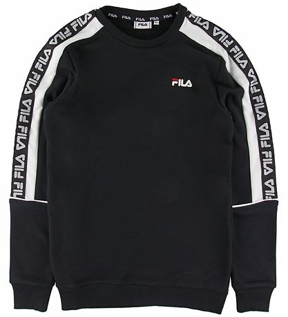 Fila Sweatshirt - Teom Crew - Schwarz/Weiß