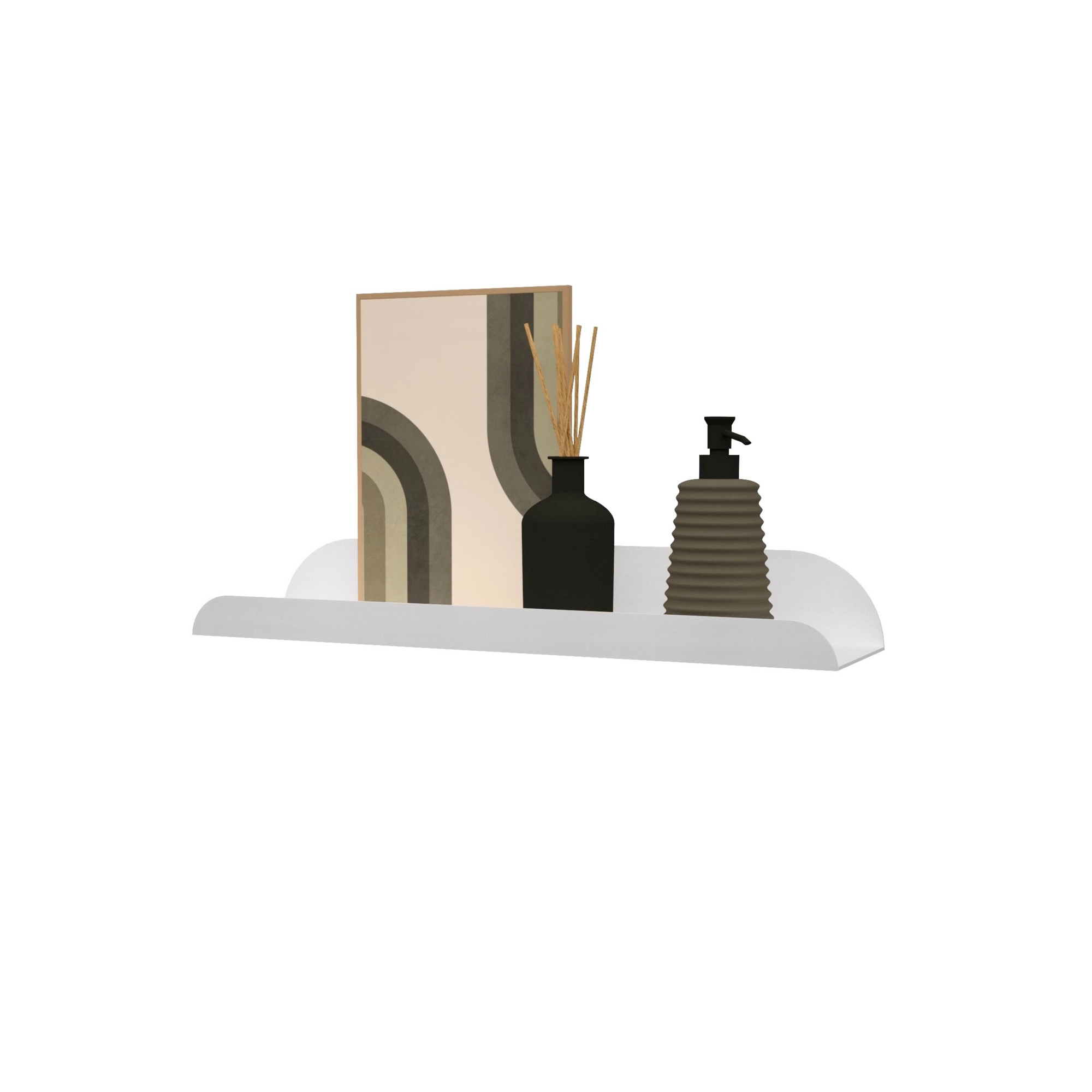Keukenplankjes LIMA 40cm - set van 2 plankjes White