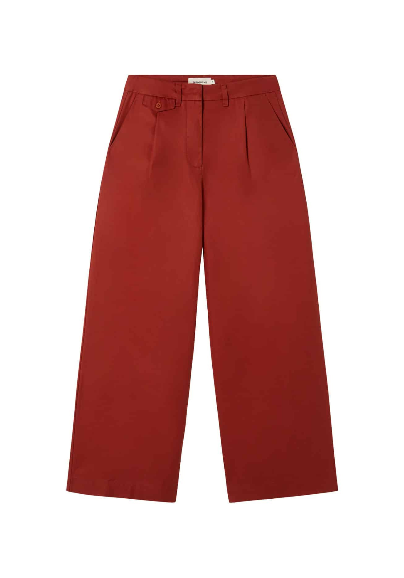 Thinking Mu Stoffhose Pat Hemp Orange Red
