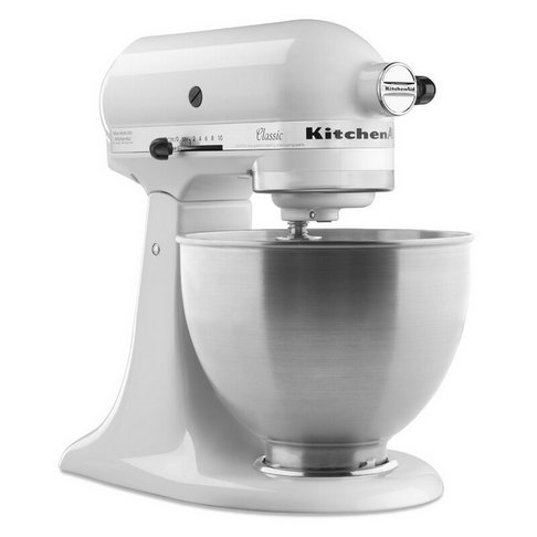 Batedeira KitchenAid Classic Series de 10 velocidades e 4,5 litros.