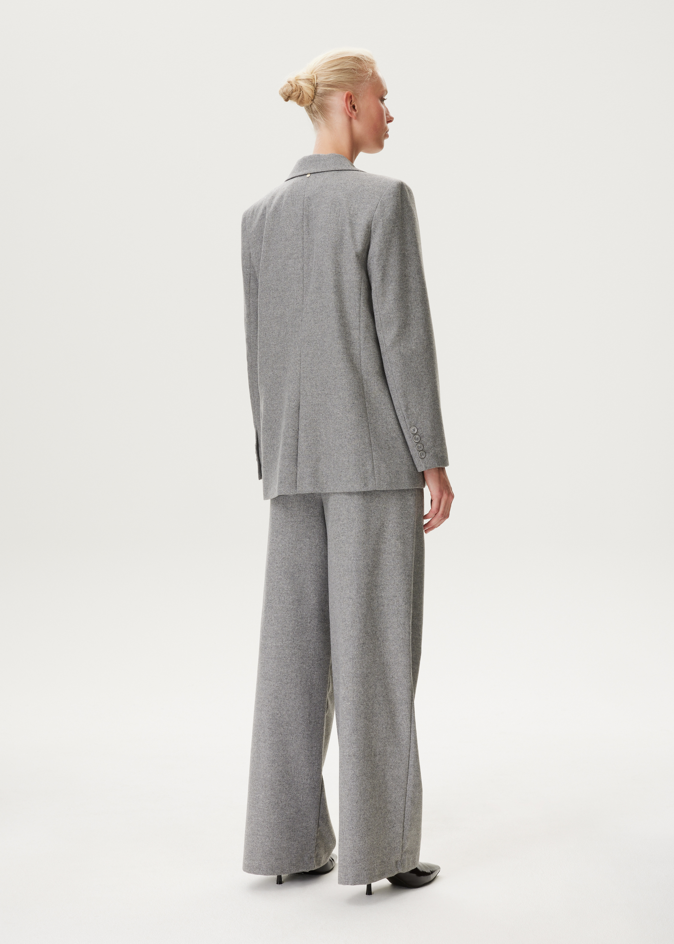 Blazer van wollenmix