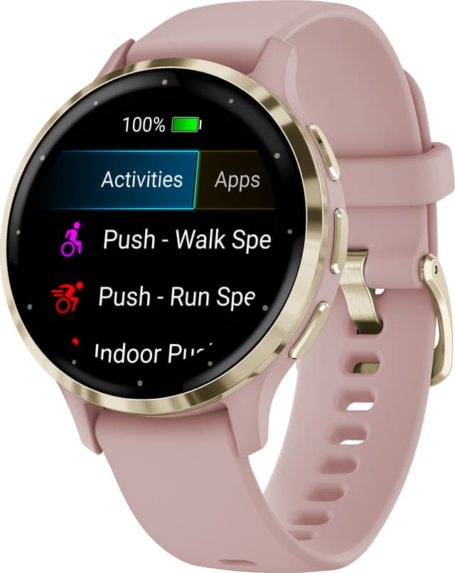 Garmin Venu 3S smartwatch (lyserød)