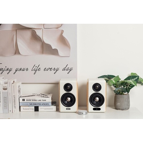 Enceinte connectée Hifi Edifier S880DB MkII Bois Clair vendues par paire