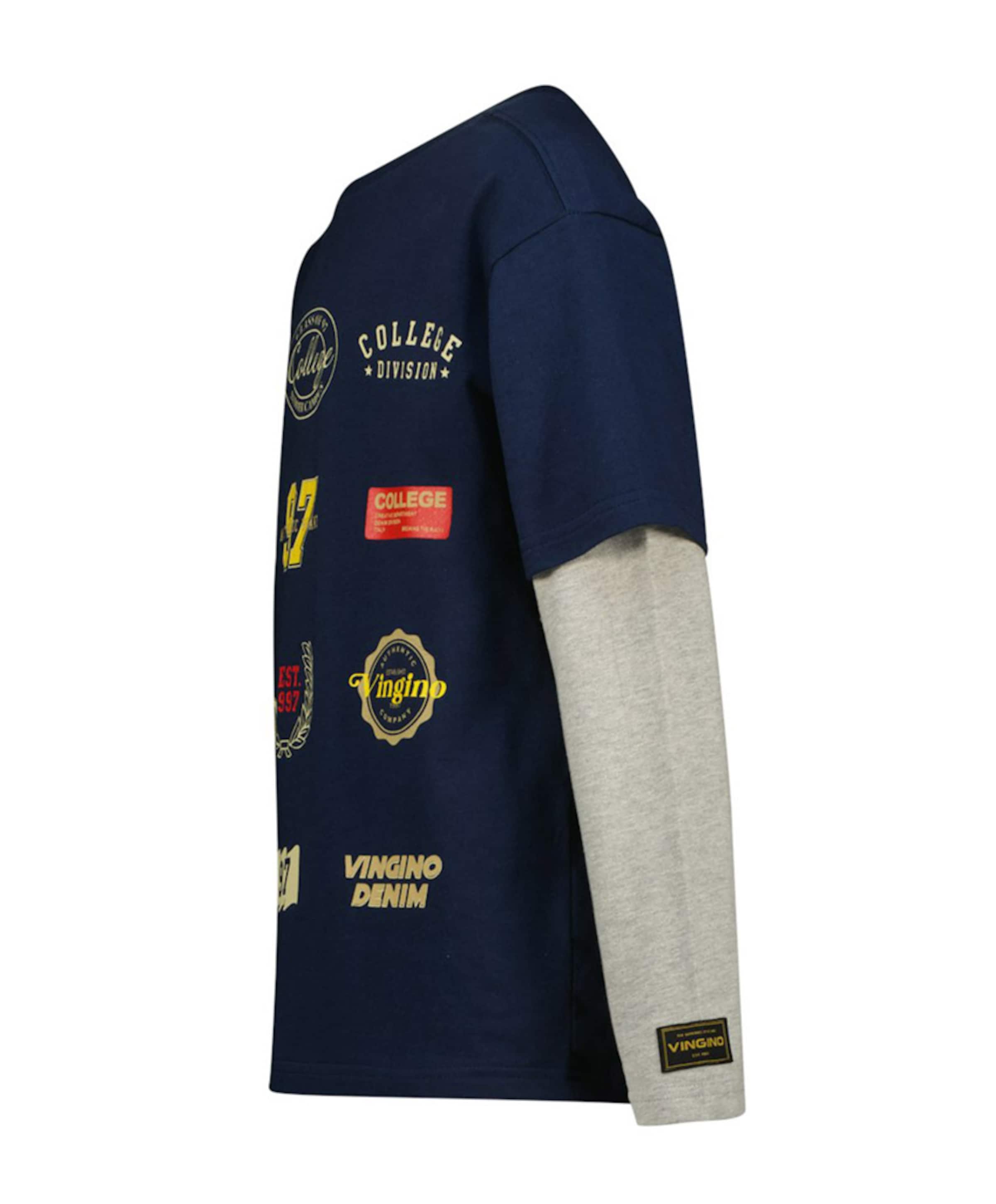 Vingino Jongens longsleeve blauw
