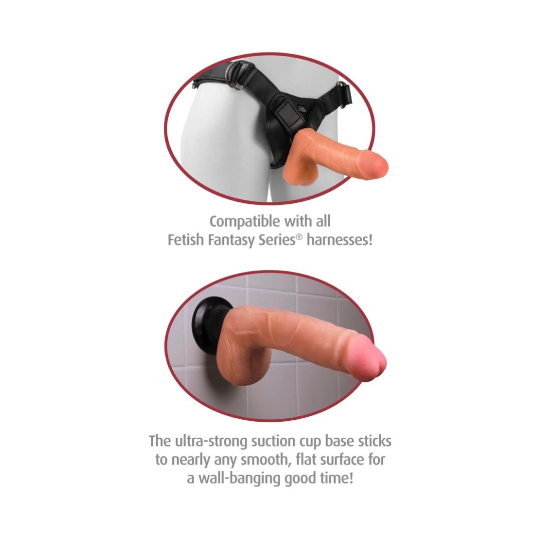 Naturvibrator „No. 5“ mit Saugfuß | Multispeed-Vibration | Real Feel Deluxe