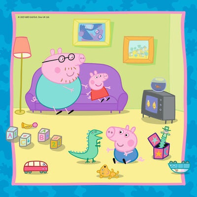 Ravensburger Puslespill Peppa Gris 3x49 Biter