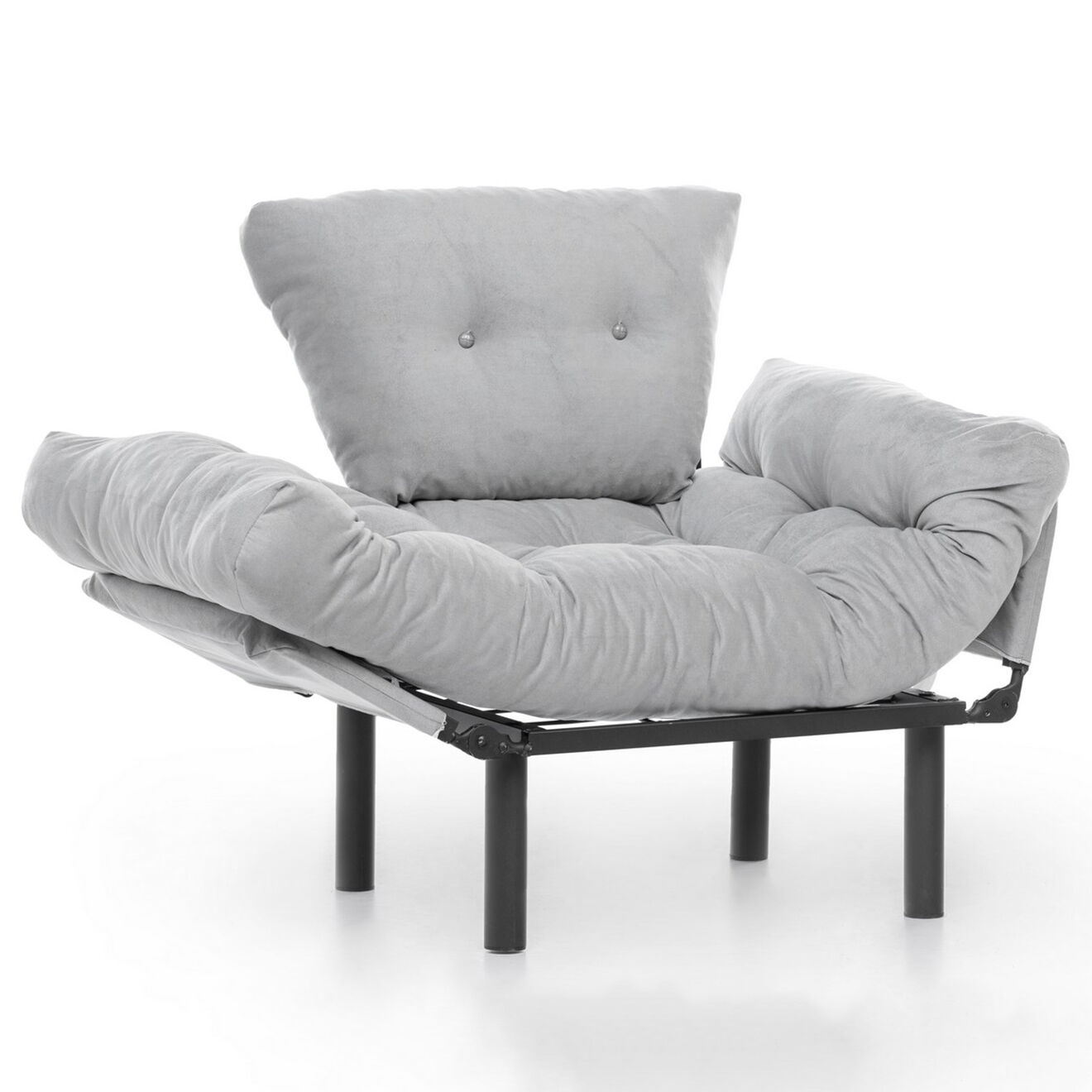 Atelier del Sofa Fauteuil Nitta gris - 60x53x45 cm