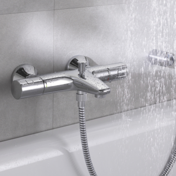 Grohe thermostatische badkraan Precision Start - chroom 15 cm