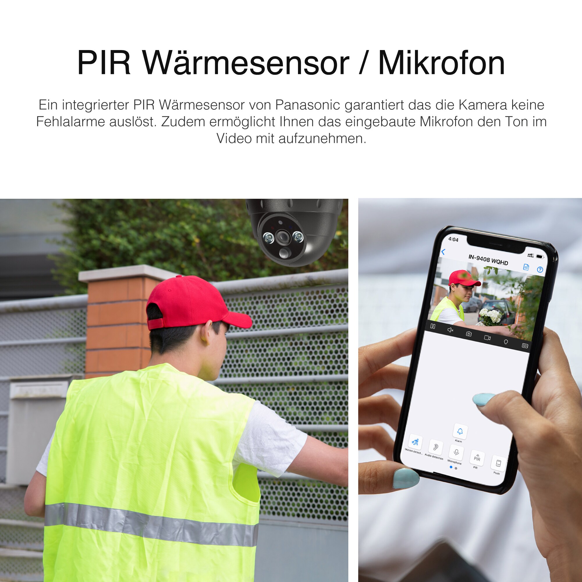 INSTAR IN-8403 2K+ POE Kamera Weiß versch. Ausführungen