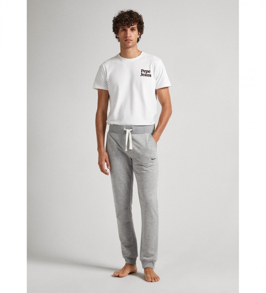 Calças Pepe Jeans Cinza Moletom