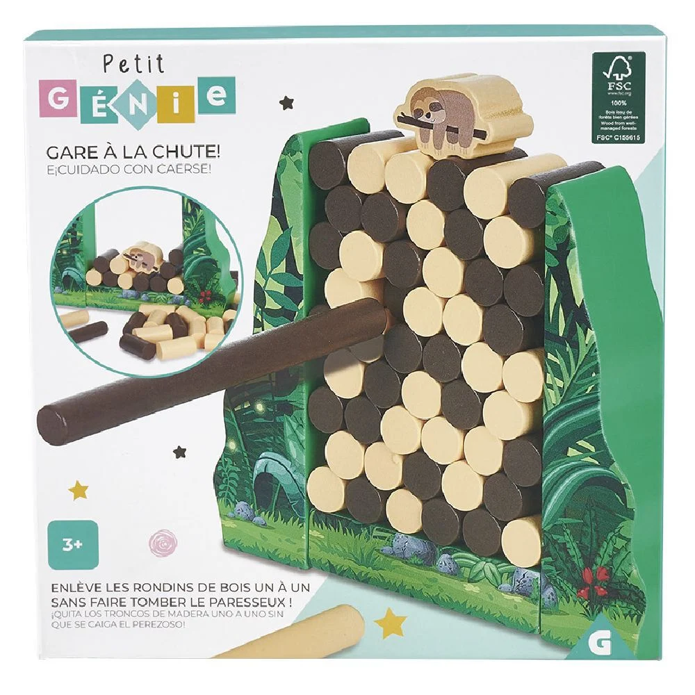 Jeu paresseux bois - 56 pièces
