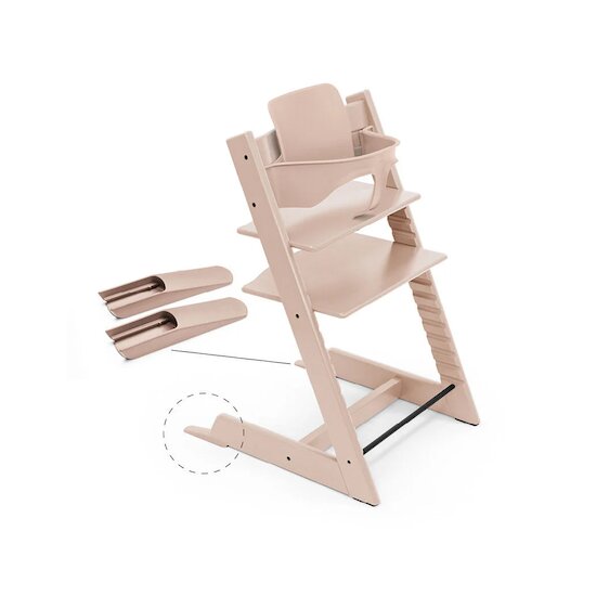 Baby Set² ™ Tripp Trapp® + Patin   Rose poudré        de               Stokke®