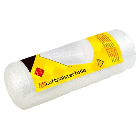 Idena Luftpolsterfolie, 40 cm x 10 m, auf Rolle, 0,07 mm, transparent