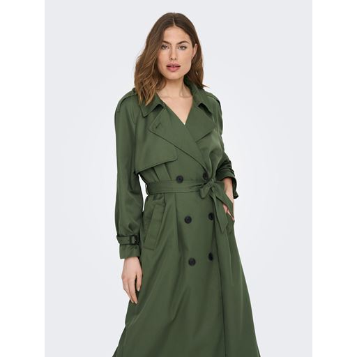 ONLY Chloe Trenchcoat, Four Leaf Clover, XS