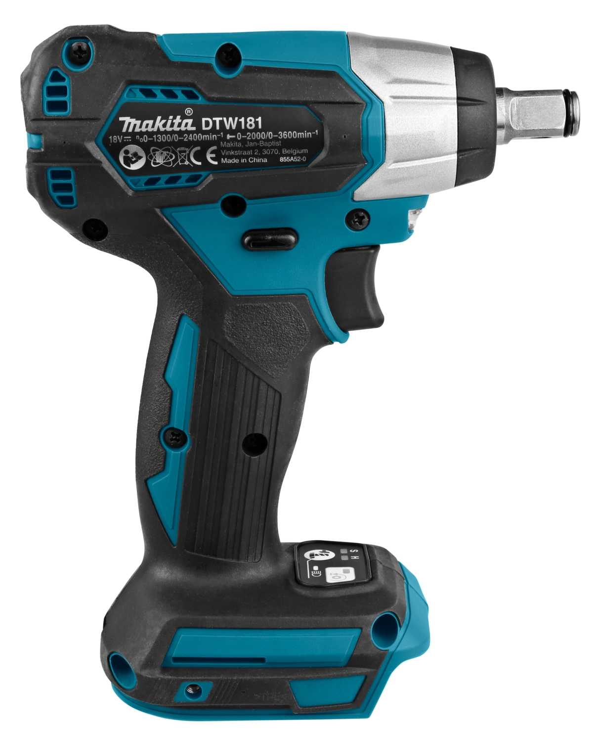 Makita DTW181RTJ 18V Li-Ion Accu slagmoersleutel set (2x 5.0Ah accu) in Mbox - 210Nm - 1/2